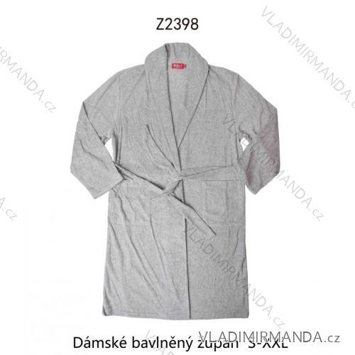 Damen-Bademantel aus Baumwolle (S-2XL) WOLF Z2398