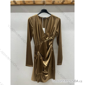 Kurzes, lässiges Langarmkleid für Damen (Einheitsgröße S/M) ITALIAN FASHION IMPDY23MDUE23761