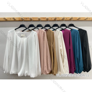 Langärmelige Tunika/Bluse für Damen (S/M Einheitsgröße) ITALIAN FASHION IMPDY23YAGE9773