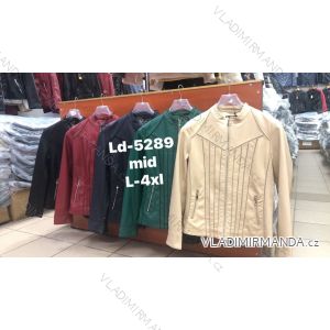 Damen-Lederjacke mit langen Ärmeln (Einheitsgröße S/M) ITALIAN FASHION IMPDY231SSH8223