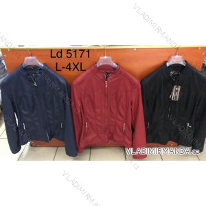 Damen-Lederjacke mit langen Ärmeln (Einheitsgröße S/M) ITALIAN FASHION IMPDY231SSH8223