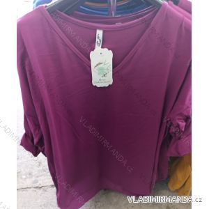 Langarm-Tunika für Damen mit Übergröße (UNI XL-2XL) ITALIAN FASHION IM720050