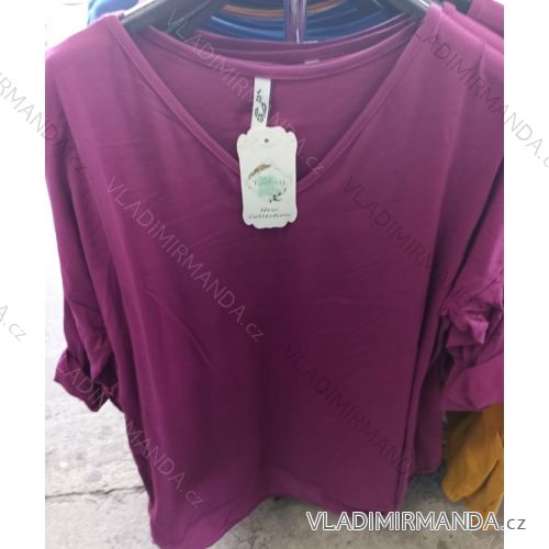 Langarm-Tunika für Damen mit Übergröße (UNI XL-2XL) ITALIAN FASHION IM720050