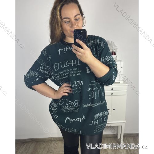 Langarm-Tunika für Damen in Übergröße (3XL/4XL/5XL Einheitsgröße) ITALIAN FASHION IM423CALIFORNIA