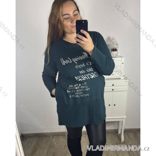 Langarm-Tunika für Damen in Übergröße (3XL/4XL/5XL Einheitsgröße) ITALIAN FASHION IM423550