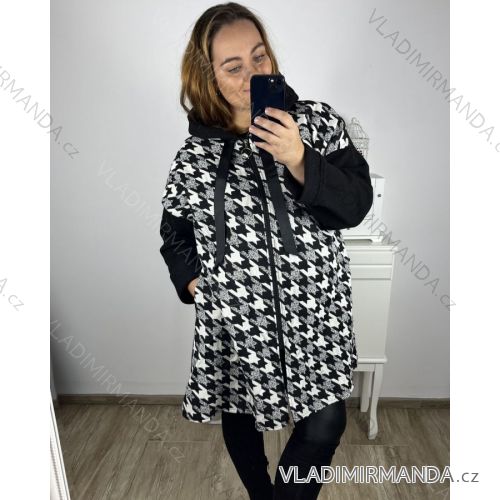 Kleid Oversize Kurzarm Damen (4XL/5XL ONE SIZE) ITALSKÁ MÓDA IM422026