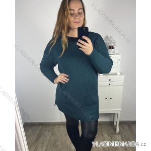 Kleid Oversize Kurzarm Damen (4XL/5XL ONE SIZE) ITALSKÁ MÓDA IM422FLUFF