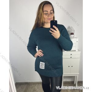 Kleid Oversize Kurzarm Damen (4XL/5XL ONE SIZE) ITALSKÁ MÓDA IM422FLUFF