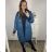 Damen-Kapuzenjacke in großen Größen (XL/2XL ONE SIZE) ITALIAN FASHION IM422684 Farbe   Kerosin Velikost   2XL/3XL