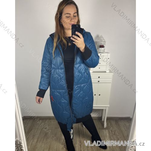 Damen-Kapuzenjacke in großen Größen (XL/2XL ONE SIZE) ITALIAN FASHION IM422684 Farbe   Kerosin Velikost   2XL/3XL