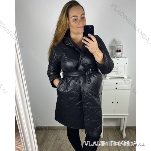 Kleid Oversize Kurzarm Damen (4XL/5XL ONE SIZE) ITALSKÁ MÓDA IM422026 XL/2XL schwarz