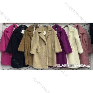 Flauschiger Langarmmantel für Damen (Einheitsgröße S/M/L) ITALIAN FASHION IMWD233932