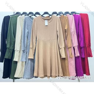 Warmes Langarmkleid für Damen in Übergröße (XL/2XL/3XL Einheitsgröße) ITALIAN FASHION IM423575