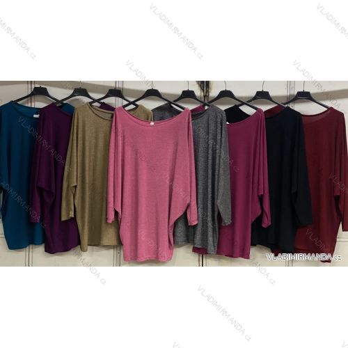 Übergroße Tunika 3/4 Langarm Damen Übergröße (3XL/4XL ONE SIZE) ITALIAN FASHION IMC23140