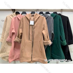 Langarm-Hoodie für Damen in Übergröße (XL/2XL ONE SIZE) ITALIAN FASHION IMC23421