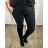 Hose Jeans Jeans lang Damen Oversize (4XL-7XL) TURKISH FASHION TMWL22F1189 2XL/3XL schwarz