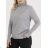 Strickpullover dünner Rollkragen Langarm Damen (L / XL ONE SIZE) ITALIAN FASHION IMD211110 Farbe   Smaragd
 Velikost   L/XL