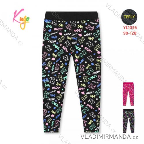 Isolierte Leggings für Mädchen (98-128) KUGO YL1036