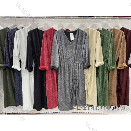 Tunika / Bluse Langarm Damen Oversized (3XL / 4XL ONE SIZE) ITALIAN FASHION IMWQ2191650