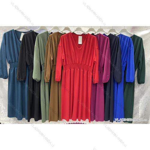 Tunika / Bluse Langarm Damen Oversized (3XL / 4XL ONE SIZE) ITALIAN FASHION IMWQ2191650