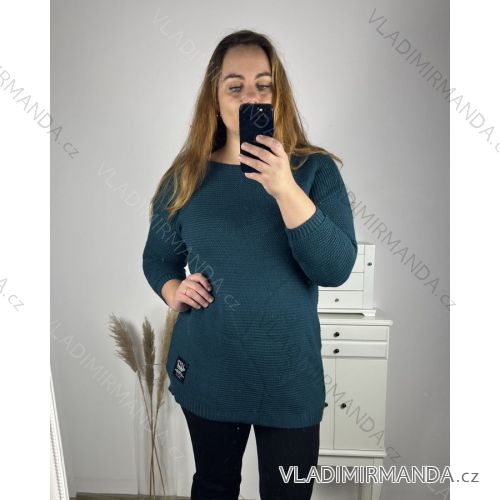 Warmes Langarmkleid für Damen in Übergröße (XL/2XL/3XL Einheitsgröße) ITALIAN FASHION IM423450