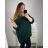 Pullover Oversize Langarm Damen Oversized (XL / 2XL ONE SIZE) ITALIAN MODA IM721350