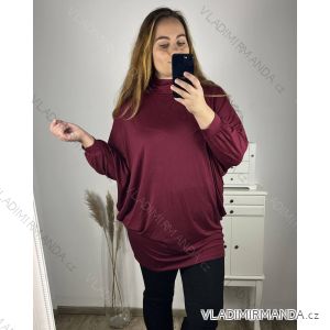 Langarm-Tunika für Damen mit Übergröße (UNI XL-2XL) ITALIAN FASHION IM720050