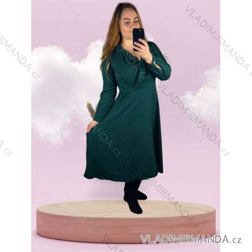 Elegantes Langarmkleid für Damen (38,40,42,44,46) POLISH FASHION PMWHB23002