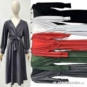 Kurzärmliges Damenkleid in Übergröße (3XL/4XL ONE SIZE) ITALIAN FASHION IMWT23201