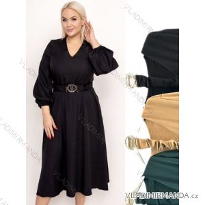 Kurzärmliges Damenkleid in Übergröße (3XL/4XL ONE SIZE) ITALIAN FASHION IMWT23201