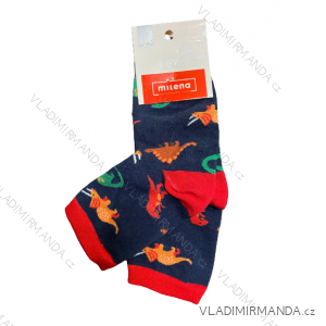 Lustige Socken Dinosaurier dünn Kinder (29-31) POLISH FASHION DPP21471