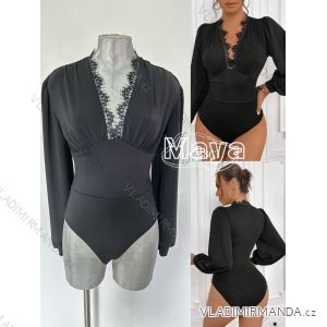 Langarm-Body für Damen (Einheitsgröße S/M) ITALIAN FASHION IMWMY234348