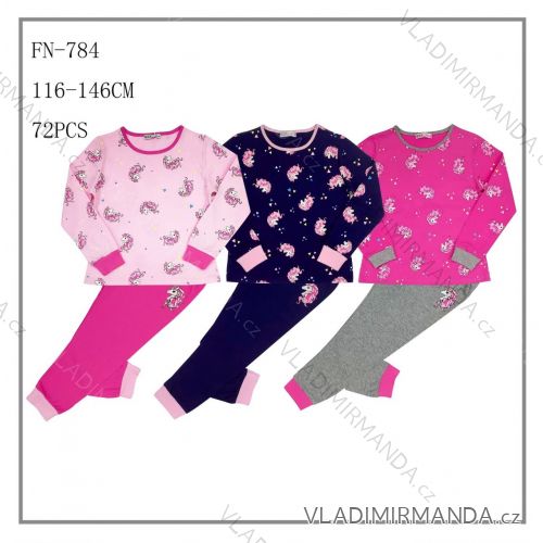 Langarm-Pyjama für Kinder, Jugendliche, Mädchen (116-146) SEASON SEZ22PZ-2603