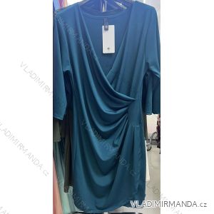 Elegantes Damenkleid mit langen Ärmeln (Einheitsgröße S/M) ITALIAN FASHION IMM23M6062