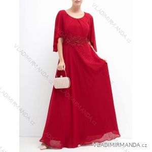 Langes, langärmliges Partykleid für Damen (Einheitsgröße S/M) ITALIAN FASHION IMM23056