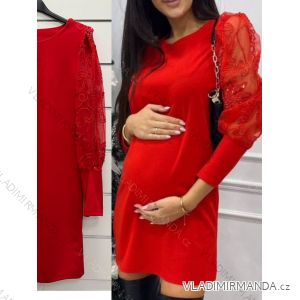 Kleid mit Knöpfen und geknöpften Damen (uni s-m) ITALIAN FASHION IM2203948