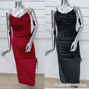 Kleid mit Knöpfen und geknöpften Damen (uni s-m) ITALIAN FASHION IM2203948