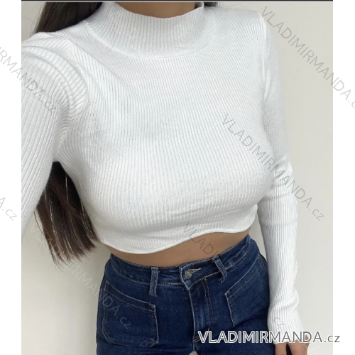 Trägerloses Crop-Top für Damen (Einheitsgröße S/M) ITALIAN FASHION IMPBB23Y20267 béžová S/M