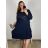 Tunika / Bluse Langarm Damen Oversized (3XL / 4XL ONE SIZE) ITALIAN FASHION IMWQ2191650 rot 3xl / 4xl