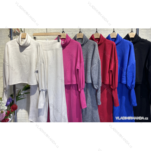 Set aus Langarm-Trainingsanzug und Rollkragenpullover für Damen (Einheitsgröße S/M) ITALIAN FASHION IMPGM2317886