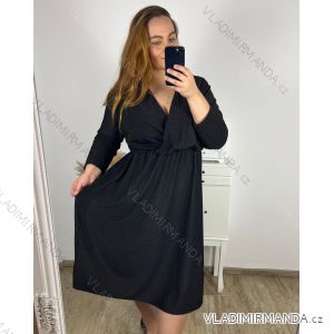 Kleid Oversize Kurzarm Damen (4XL/5XL ONE SIZE) ITALSKÁ MÓDA IM422FLUFF