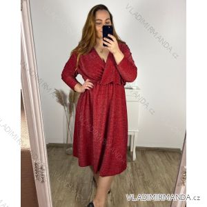 Kleid Oversize Kurzarm Damen (4XL/5XL ONE SIZE) ITALSKÁ MÓDA IM422FLUFF