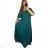 Ballkleid Lang Elegant Party Kurzarm Damen Übergröße (XL/2XL ONE SIZE) ITALIAN FASHION IMM2380736PL