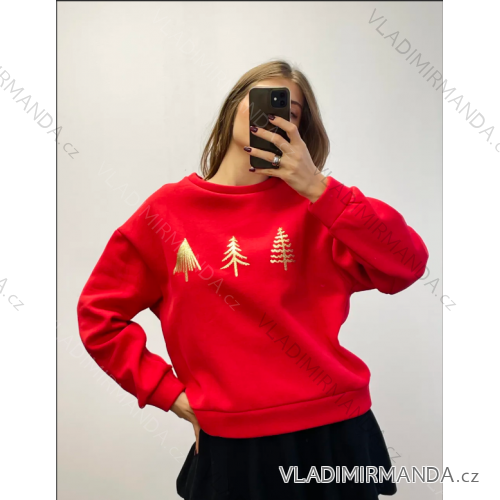 Langarm-Sweatshirt für Damen (S/M EINHEITSGRÖSSE) ITALIAN FASHION IMPDY23LS20359