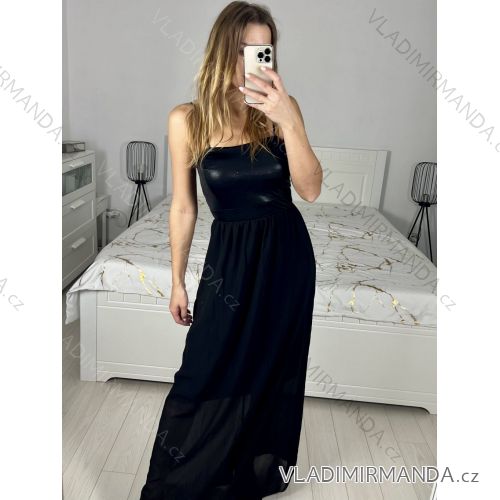 Sexy trägerloses Minikleid für Damen (S / M ONE SIZE) ITALIAN FASHION IMM22922 S/M schwarz