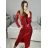 Sexy trägerloses Minikleid für Damen (S / M ONE SIZE) ITALIAN FASHION IMM22922 S/M rot