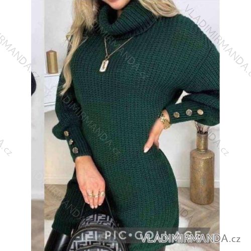 Gestrickter dünner Langarmpullover für Damen (S/M EINHEITSGRÖSSE) ITALIAN FASHION IMWL233230