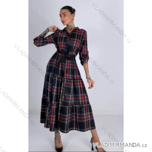 Langes Hemdkleid für Damen mit langen Ärmeln (S/M EINHEITSGRÖSSE) ITALIAN FASHION IMPLP2310000014