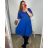 Kurzärmliges Kleid aus Spitze und Baumwolle für Damen (Einheitsgröße S/M) ITALIAN FASHION IMM23M7267