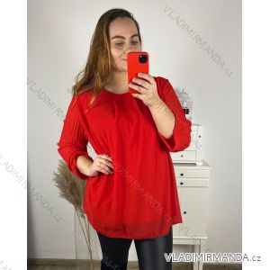 Tunika / Bluse Langarm Damen Oversized (3XL / 4XL ONE SIZE) ITALIAN FASHION IMWQ2191650